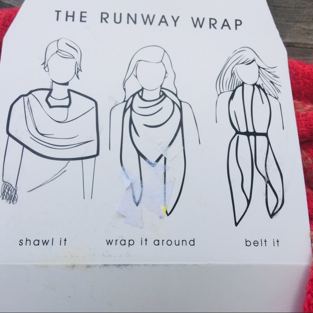 🚨5 for $25🚨 The Runway Wrap 3-in-1 Scarf - Picture 3 of 8